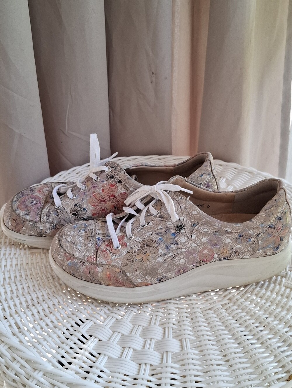 Finn Comfort ElPaso Leather Sneakers Size 5.5